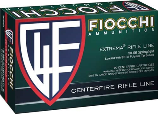 Picture of Fiocchi Ammunition 30-06 Springfield 150 Grain Super Shock Tip 20 Round Box FIO-3006HSA