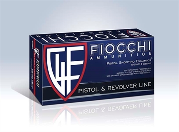 Picture of Fiocchi Ammunition 40 S&W 180 Grain Copper Metal Jacket Truncated Cone 50 Round Box FIO-40SWDCMJ