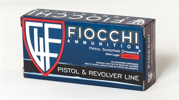 Picture of Fiocchi Ammunition 9mm 124 Grain Full Metal Jacket with Truncated Cone 50 Round Box 9APC
