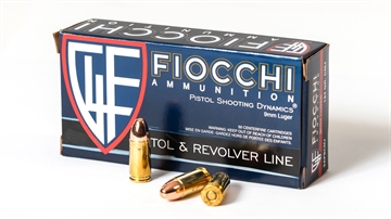 Picture of Fiocchi Ammunition 9mm 124 Grain Reloadable Copper Full Metal Jacket 50 Round Box FIO-9APBCMJ
