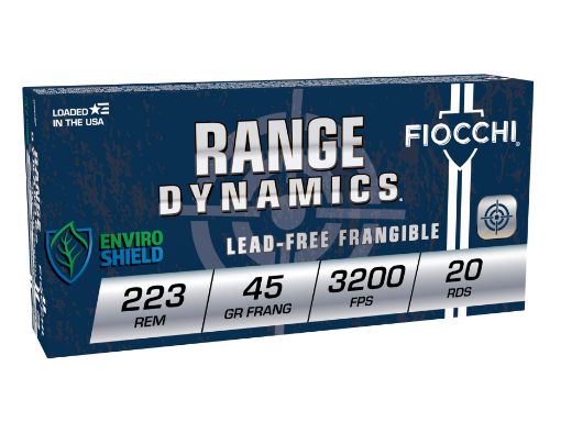 Picture of FIOCCHI AMO 223 REM 45GR LEAD FREE FRANGIBLE 20-RD ( 10 BOXES PER CASE ) 223FRG20