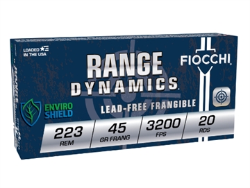 Picture of FIOCCHI AMO 223 REM 45GR LEAD FREE FRANGIBLE 20-RD ( 10 BOXES PER CASE ) 223FRG20
