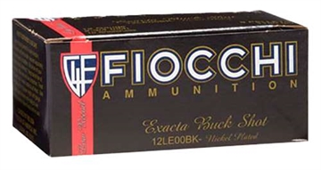 Picture of FIOCCHI BUCKSHOT AMO 12GA 2.75 IN 9 PELLET LOW RECOIL 10-RD ( 25 BOXES PER CASE ) 12LE00BK 12FLE00B