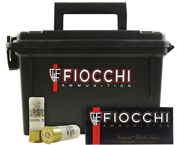 Picture of FIOCCHI BUCKSHOT AMO 12GA 2.75 IN 00 9 PELLET LOW RECOIL 80-RD FiELD BOX 12FLE00BK