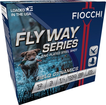 Picture of FIOCCHI STEEL WATERFOWL AMO 12GA 3 IN 1 1/5 OZ #BB 1550FPS 25-RD ( 10 BOXES PER CASE ) 123ST15B