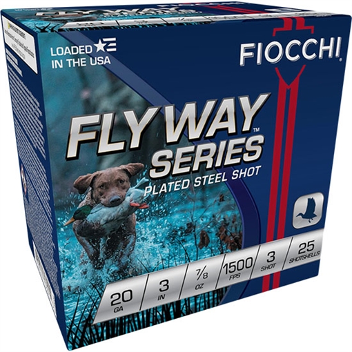 Picture of Fiocchi Fiocchi Speed Steel Shotgun Loads 20 ga. 3 in. 7/8 oz. 3 Shot 25 rd. 203ST3