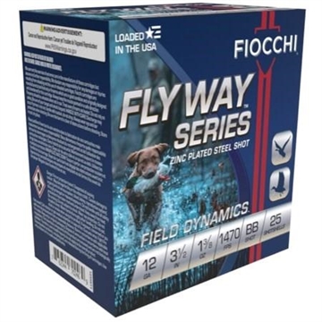 Picture of FIOCCHI STEEL WATERFOWL AMO 12GA 3.5 IN 1 3/8 OZ #BB 1470FPS 25-RD ( 10 BOXES PER CASE ) 1235STBB
