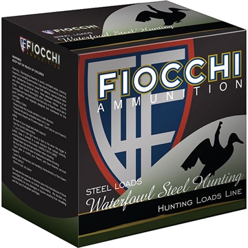Picture of FIOCCHI STEEL WATERFOWL AMO 20GA 3 IN 7/8 OZ #2 1500FPS 25-RD ( 10 BOXES PER CASE ) 203ST2