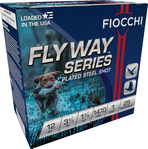 Picture of Fiocchi Fiocchi Speed Steel Shotgun Loads 12 ga. 3.5 in. 1 3/8 oz. 1 Shot 25 rd. 1235ST1