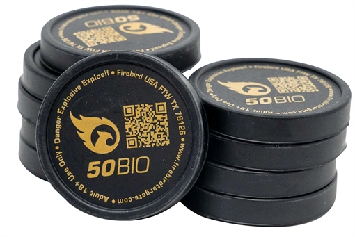 Picture of Firebird USA Moving Trajectory/Static White Smoke Universal Firearm 50mm 10 Pk. 50BIO