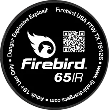 Picture of Firebird USA Moving Trajectory Static White Smoke Universal Firearm 65mm 10 Targets 65IR