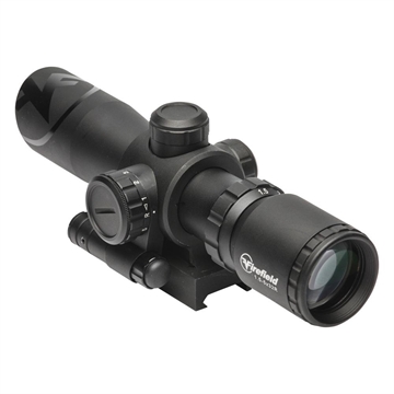 Picture of Firefield Barrage Riflescope with Red Laser - 1.5-5x32 Illuminated Mil-Dot Reticle Black Matte FF13062