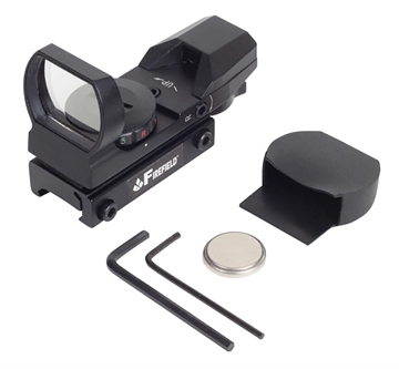 Picture of Firefield Multi Red & Green Reflex Sight Black 1x 33 mm x 24 mm 1 MOA Dot/5 MOA Dot Multi Reticle FF13004