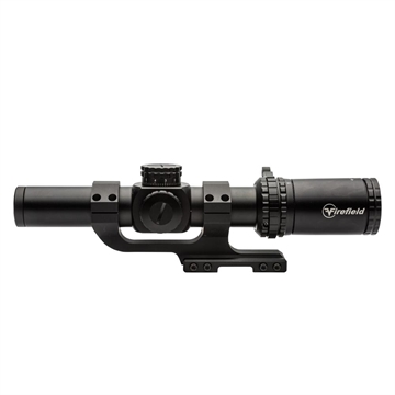 Picture of Firefield RapidStrike Rifle Scope, 1-6X24, Second Focal Plane, Circle Dot Reticle, Matte Finish, Black, Includes Honeycomb lens filter, Cantilever Mount, Throw Lever, Honeycomb Lens Cover FF13070K