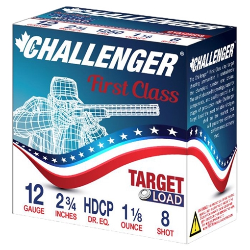 Picture of Challenger Ammo 12 GAUGE 2-3/4'' 1-1/8 OZ #8 SHOT 250/CASE () CTA12HD8