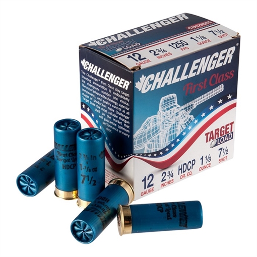 Picture of Challenger Ammo 12 GAUGE 2-3/4'' 1-1/8 OZ #7.5 SHOT 250/CASE () CTA12HD75