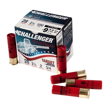 Picture of Challenger Ammo 28 GAUGE 2-3/4'' 3/4 OZ #9 SHOT 250/CASE (CTA289) 40079
