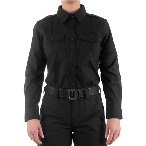 Picture of First Tactical W Pro Duty L/S Shirt 121011-010-M-R
