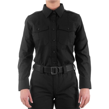 Picture of First Tactical W Pro Duty L/S Shirt 121011-010-M-R