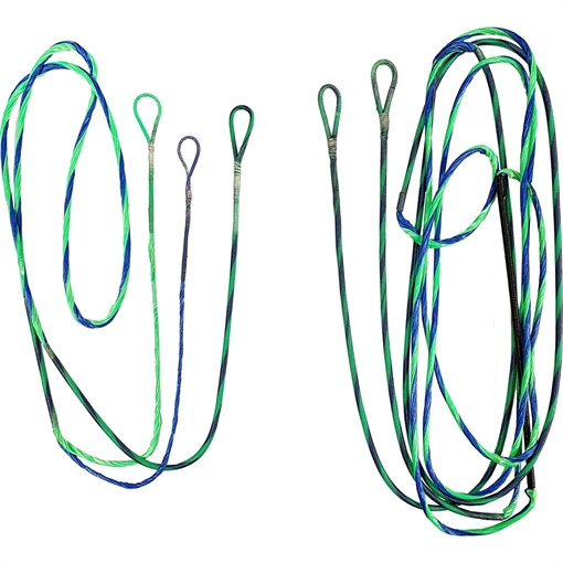 Picture of First String FirstString Genesis String and Cable Set Flo Green/ Blue 5A25-AO-0110156