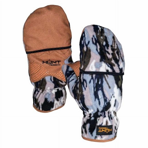Picture of FISH MONKEY, LLC MONKEY CHILLY WILLIE FLEECE FLIP TOP MITTEN HM707-HDWD-2X
