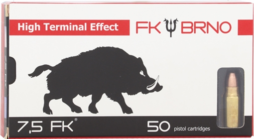 Picture of FK BRNO 7.5 F5 95GR HOLLOW POINT 50RDS PER BOX LEAD FREE FKAMHVF550