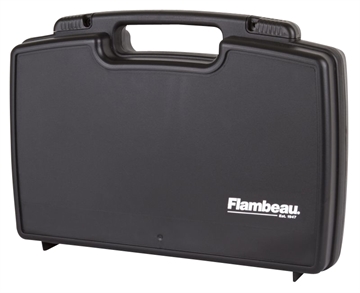 Picture of FLAMBEAU GUNCASE 17" SINGLE HANDGUN BLACK 16.5X9.5X3.5" SAFESHOT PISTOL CASE 6455SC