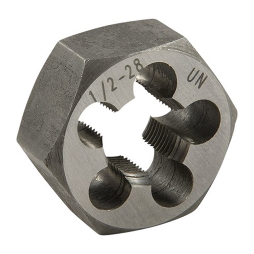 Picture of Brownells FLASH SUPPRESSOR HEX DIE 1'' DIA, 1/2''-28 TPI FOR AR-15/M16    DWTSH1/2-28