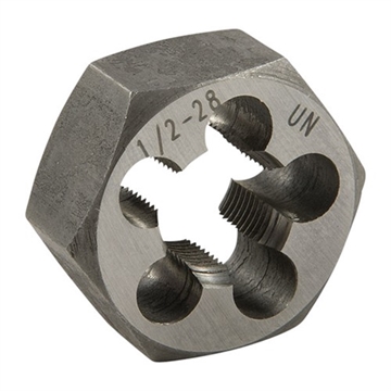 Picture of Brownells FLASH SUPPRESSOR HEX DIE 1'' DIA, 1/2''-28 TPI FOR AR-15/M16    DWTSH1/2-28