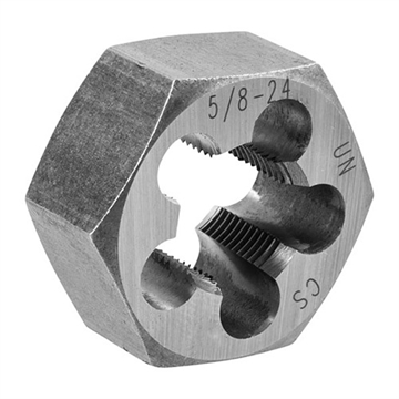 Picture of Brownells FLASH SUPPRESSOR HEX DIE 1'' DIA, 5/8''-24 TPI FOR AR-308    DWTSH5/8-24
