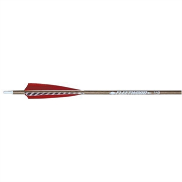 Picture of Fleetwood Fleetwood Natural Grain Carbon Arrows 340 Feathers 6 pk. 6860-340