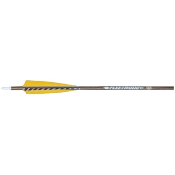 Picture of Fleetwood Fleetwood Natural Grain Carbon Arrows 500 Feathers 6 pk. 6860-500