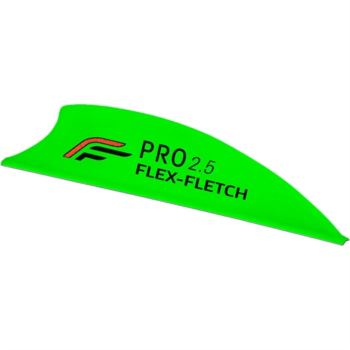 Picture of Flex Fletch Flex Fletch Pro 2.5 Vanes Cosmic Green 2.5 in. 36 pk. PROBCGN