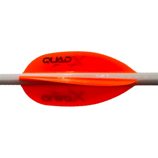 Picture of Flex Fletch Flex Fletch Quad X Vanes Blaze Orange 50 pk. QUA50FBZ
