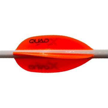 Picture of Flex Fletch Flex Fletch Quad X Vanes Blaze Orange 50 pk. QUA50FBZ