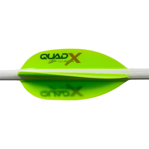 Picture of Flex Fletch Flex Fletch Quad X Vanes Cosmic Green 50 pk. QUA50CGN