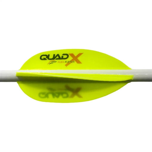 Picture of Flex Fletch Flex Fletch Quad X Vanes Flo Yellow 50 pk. QUA50FYL
