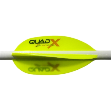 Picture of Flex Fletch Flex Fletch Quad X Vanes Flo Yellow 50 pk. QUA50FYL