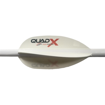 Picture of Flex Fletch Flex Fletch Quad X Vanes White 50 pk. QUA50WHT