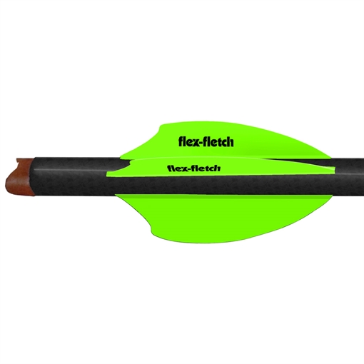 Picture of Flex Fletch Flex Fletch SK2 Vanes Cosmic Green 2 in. 100 pk. SK-2-CG-100