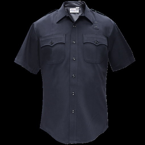 Picture of Flying Cross Deluxe Tactical Short Sleeve Shirt w/ Com Ports - LAPD Navy 98R39 86 MEDIUM N/A