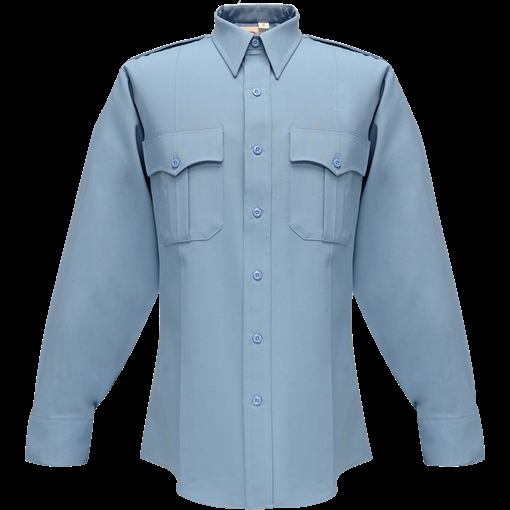 Picture of Flying Cross Deluxe Tropical Long Sleeve Shirt w/ Pleated Pockets 45W66 25 19.0/19.5 36/37 760399995188