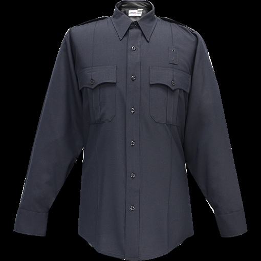 Picture of Flying Cross Justice Long Sleeve Shirt w/ Zipper - LAPD Navy 07W84Z 86 15.0 32/33
