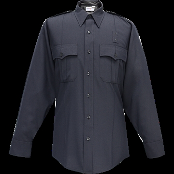 Picture of Flying Cross Justice Long Sleeve Shirt w/ Zipper - LAPD Navy 07W84Z 86 17.5 36/37