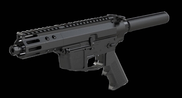 Picture of FM PRODUCTS FM5-9P HGA 9MM 5IN BBL BLACK ROUND BUFFER TUBE NO MAG NO BRACE NO FOLDING ADAPTER FMPGAMCHARFM59P