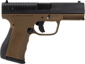 Picture of FMK 9C1G2 HGA 9MM 4" BBL BURNT BRONZE FAST ACTION TRIGGER 2/14RD MAGS FMKG9C1G2BRT