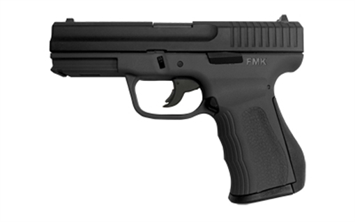 Picture of FMK 9C1 G2 *CA/MA Compliant 9mm Luger 10+1 4" Black Stainless Steel Barrel, Black Serrated Carbon Steel Slide, Black Polymer Frame w/Picatinny Rail, Black Backstrap Grip G9C1G2BSSCM