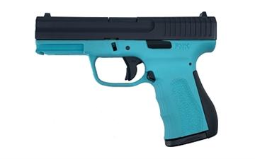 Picture of FMK Firearms 9C1G2, Double Action Only, Semi-automatic, Polymer Frame Pistol, 9MM, 3.87" Barrel, Matte Finish, Black/Blue, Mag Out Safety, 10 Rounds, 1 Magazine FMKG9C1G2TBSSCM