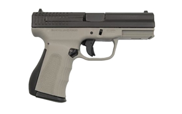 Picture of FMK Firearms 9C1G2, Semi-automatic, Striker Fired, Compact, 9MM, 3.87", Gray Frame, Black Slide, 10 Rounds, Fixed Sights, Polymer, Matte FMKG9C1G2SSC FMKG9C1G2TBSC