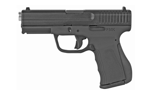 Picture of FMK 9C1 G2 9mm Luger 14+1 4" Black Stainless Steel Barrel, Black Serrated Carbon Steel Slide, Black Polymer Frame w/Picatinny Rail, Black Backstrap Grip G9C1G2BSS